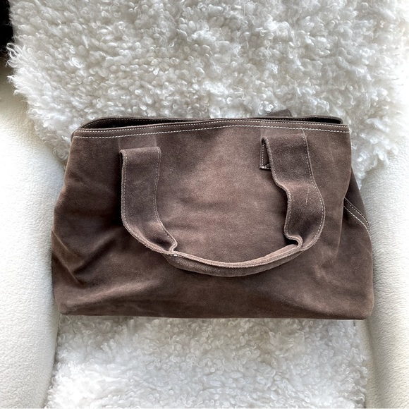 Eddie Bauer Bags Eddie Bauer Suede Leather Bag Poshmark